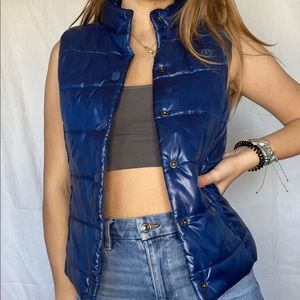 Converse Navy Blue Puffer Vest